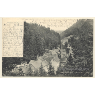 Friedrichroda / Germany: Partie im Grund (Vintage PC 1905)