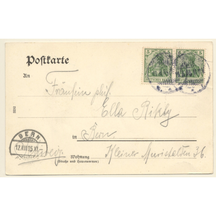 Friedrichroda / Germany: Partie im Grund (Vintage PC 1905)