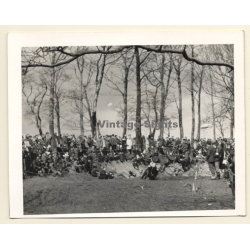 British Motocross Race N°65 / Scramble *9 (Vintage Photo UK ~1950s)