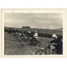 British Motocross Race - Start / Scramble *22 (Vintage Photo UK ~1950s)