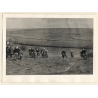 British Motocross Race - Large Group Uphill / Scramble *23 (Vintage Photo UK ~1950s)