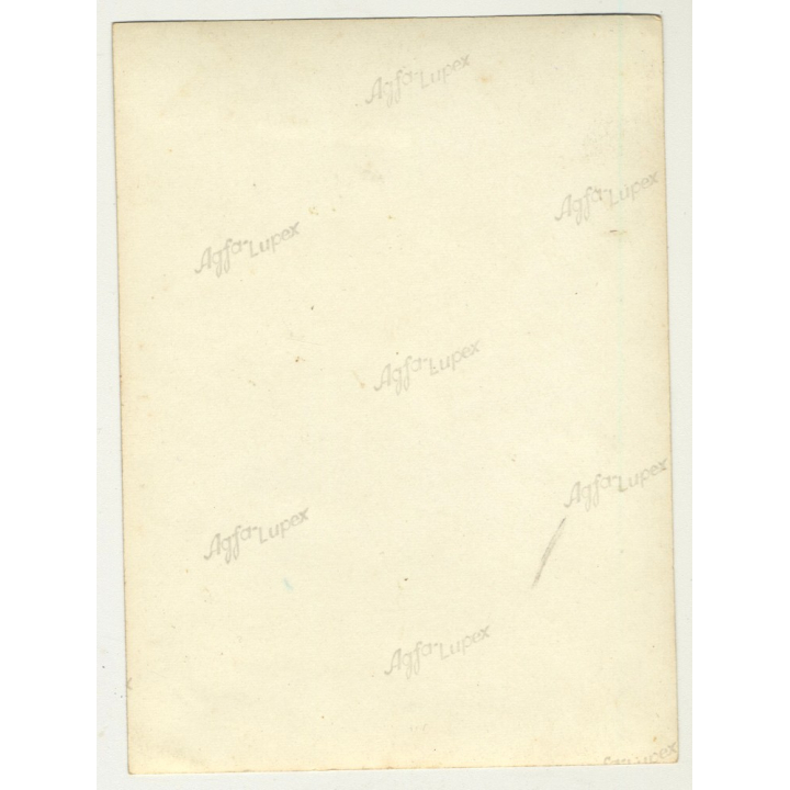 Strong Shot Of Small African Child On Wooden Trunk (Vintage Photo B/W ~1940s)