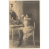 1920s Erotica: Nude Belle Epoque Beauty*3 / Risqué - Boudoir (PC Weltpostverein RE ~1960s)
