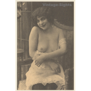 1920s Erotica: Nude Belle Epoque Beauty*6 / Risqué - Boudoir (PC Weltpostverein RE ~1960s)