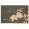1920s Erotica: Nude Belle Epoque Beauty*13 / Risqué - Boudoir (PC Weltpostverein RE ~1960s)