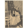 1920s Erotica: Nude Belle Epoque Beauty*32 / Risqué - Boudoir (PC Weltpostverein RE ~1960s)