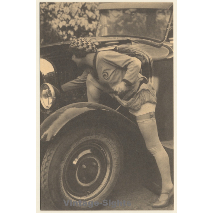 1920s Erotica: Lascivious Flapper*6 / Michelin - Risqué - Boudoir (PC Weltpostverein RE ~1960s)