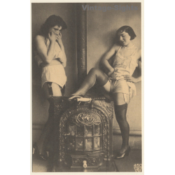 1920s Erotica: Lesbian Fantasy *7 / Risqué - Boudoir (PC RE ~1960s)