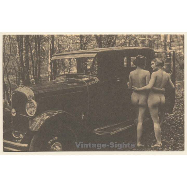 1920s Erotica: Lesbian Fantasy *11 / Oldtimer - Risqué - Boudoir (PC RE ~1960s)
