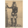 1920s Erotica: Woman in Short Costume with Saber / Risqué - Boudoir (PC RE ~1960s)