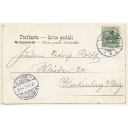 Quedlinburg / Sachsen-Anhalt: Schloß (Vintage PC 1903)