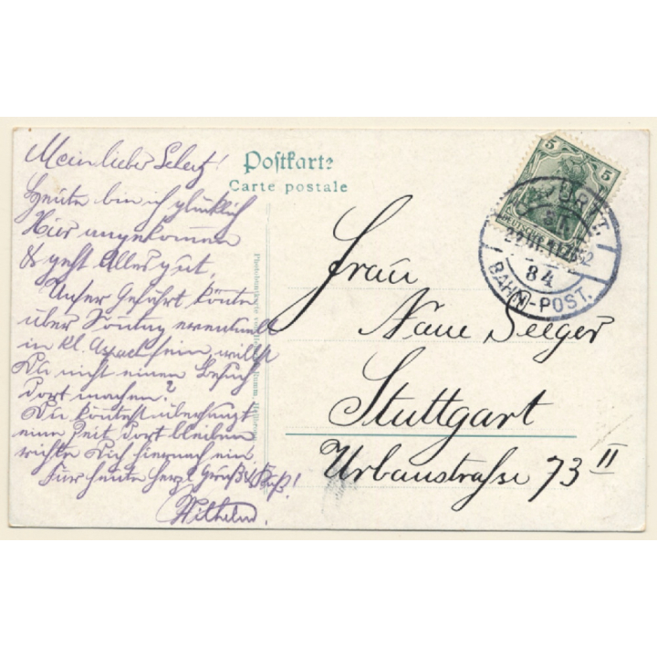 Winnenden / Germany: Total View (Vintage PC 1911)