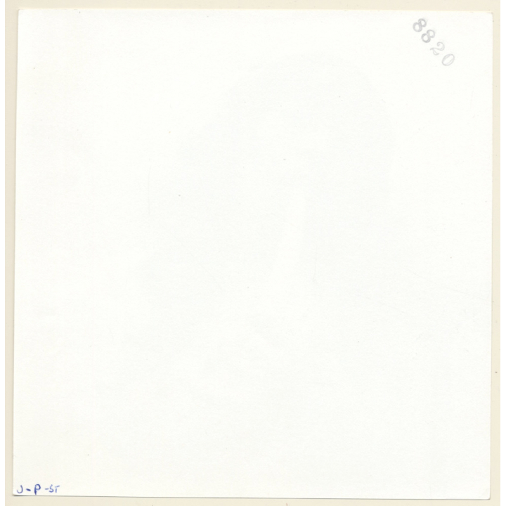 Erotic Study: Topless Asian Female About To Eat Asparagus (Vintage Photo KORENJAK 1970s/1980s)