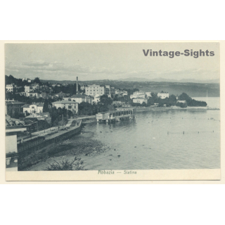 Abbazia - Istria / Croatia: Slatina Seebad (Vintage PC ~1910s)