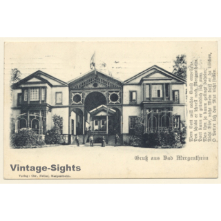 Bad Mergentheim / Germany: Die Heilquelle (Vintage PC 1911)