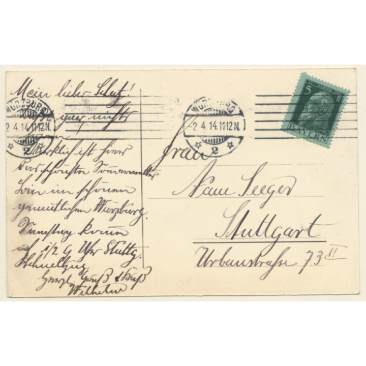 Bad Mergentheim / Germany: Die Heilquelle (Vintage PC 1911)