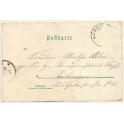 Münsingen: Truppenübungsplatz - Hardt Hotel - Ludwigshöhe (Vintage PC Litho 1903)