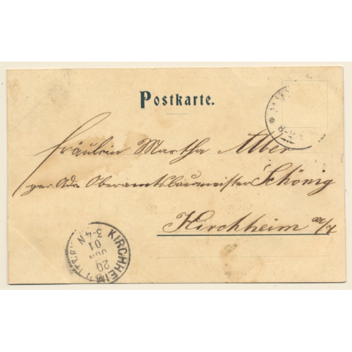 Münsingen: Soldatenheim / Barracks (Vintage PC 1901)