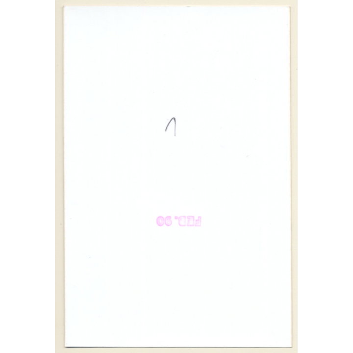 Erotic Study: Racy Natural Darkhaired Nude *2 (Vintage Photo ~1990s)