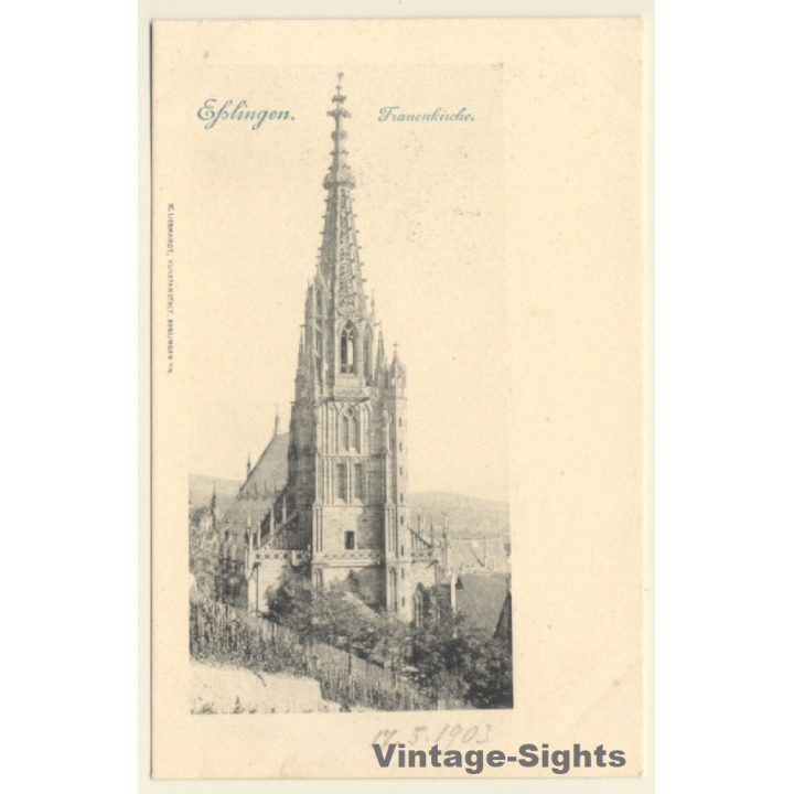 Esslingen a.N. / Germany: Frauenkirche (Vintage PC 1903)