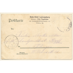Ludwigsburg / Germany: Bezirkskrankenhaus (Vintage PC 1905)
