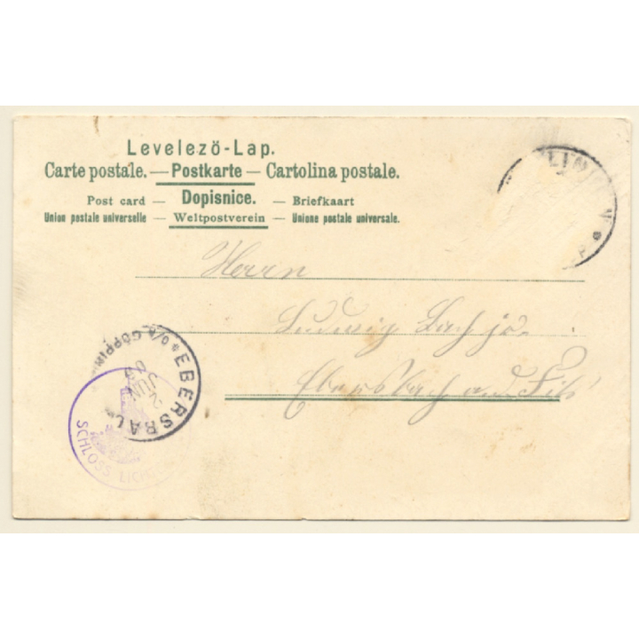 Honau / Germany: Schloss Lichtenstein *3 (Vintage PC 1905)