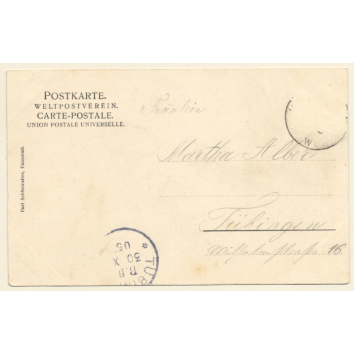 Honau / Germany: Schloss Lichtenstein *4 (Vintage PC 1905)