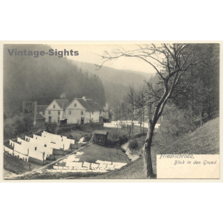 Friedrichroda / Germany: Blick in den Grund (Vintage PC 1910s)