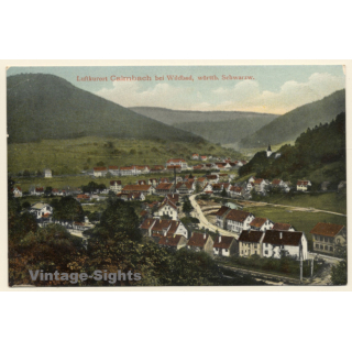 Calmbach bei Bad Wildbad / Germany: Panorama View (Vintage PC 1911)
