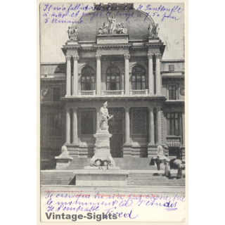 Lausanne / Switzerland: Tribunal Fédéral et Guillaume Tell (Vintage PC 1902)