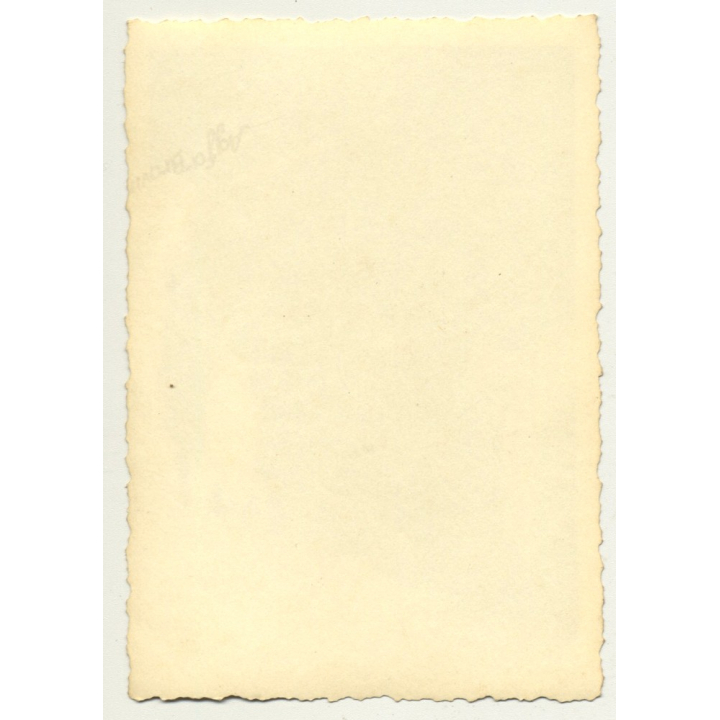 African Tribal Man & Women In Hut - Tribal Marks / Congo? (Vintage Photo B/W ~1930s/1940s)