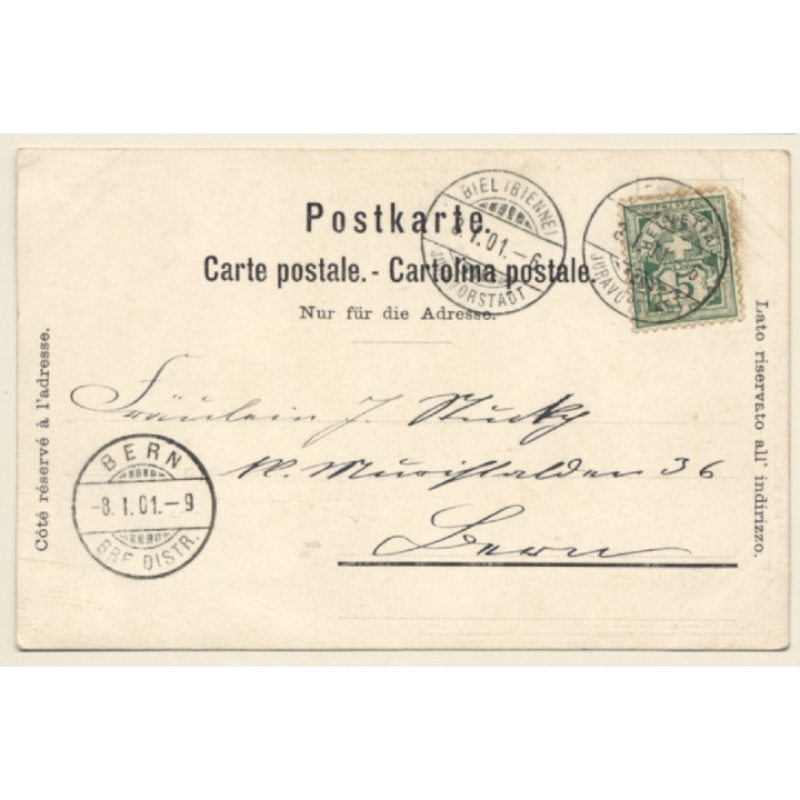 Bern / Switzerland: Kornhaus Keller(Vintage PC Litho 1901)