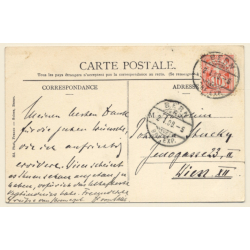 Bern / Switzerland: Nydeck mit Münster & Kirchenfeld (Vintage PC 1908)
