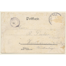 Schwarzwald: Hanauer Markgräflerinnen / Tracht (Vintage PC Litho 1901)