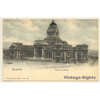 Bruxelles / Belgium: Palais de Justice (Vintage PC 1900s)