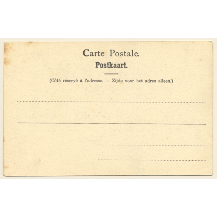 Bruxelles / Belgium: Statue des Comtes Egmont et Horn (Vintage PC 1900s)