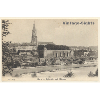 Bern / Switzerland: Schwelle und Münster (Vintage PC 1910s)