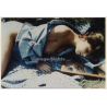Erotic Study: Semi Nude Female Looking At Mirror Outdoors (Vintage Photo ~1990s)