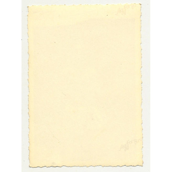 Beautiful Muscular African Guy In Sarong / Congo? (Vintage Photo B/W ~1930s/1940s)