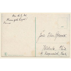 Lehnert & Landrock N°794: Au Désert / Camels (Vintage PC 1920)