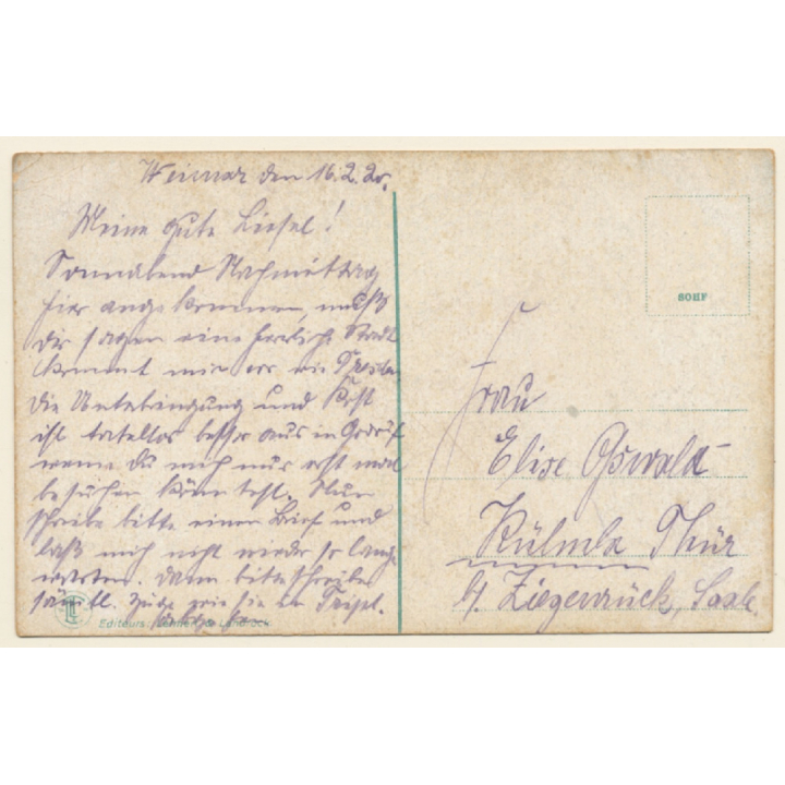 Lehnert & Landrock N°661: Voyage d'un Harem dans le Désert / Camels (Vintage PC 1916)