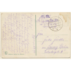 Lehnert & Landrock N°795: Samoun / Camels - Desert (Vintage PC 1918)