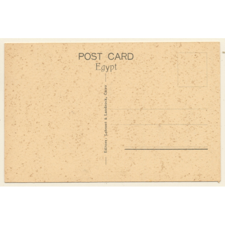 Lehnert & Landrock N°1044: Cairo - The Pyramids / Camel (Vintage PC 1910s/1920s)