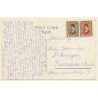 Lehnert & Landrock N°171: Cairo - The Cheops Pyramid / Camel (Vintage RPPC 1929)