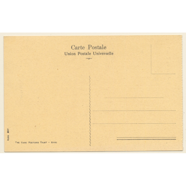 Egypt: Bedouin au Desert / Camel - Pyramid (Vintage PC 1910s/1920s)