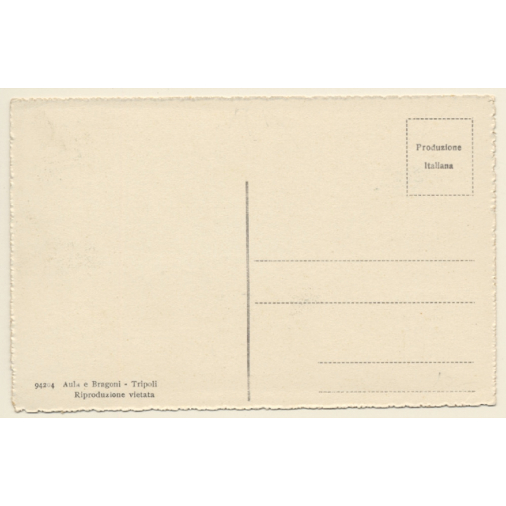 Tripolitania / Lybia: In Cammino Fra Le Dune / Camel Caravan (Vintage PC 1910s/1920s)