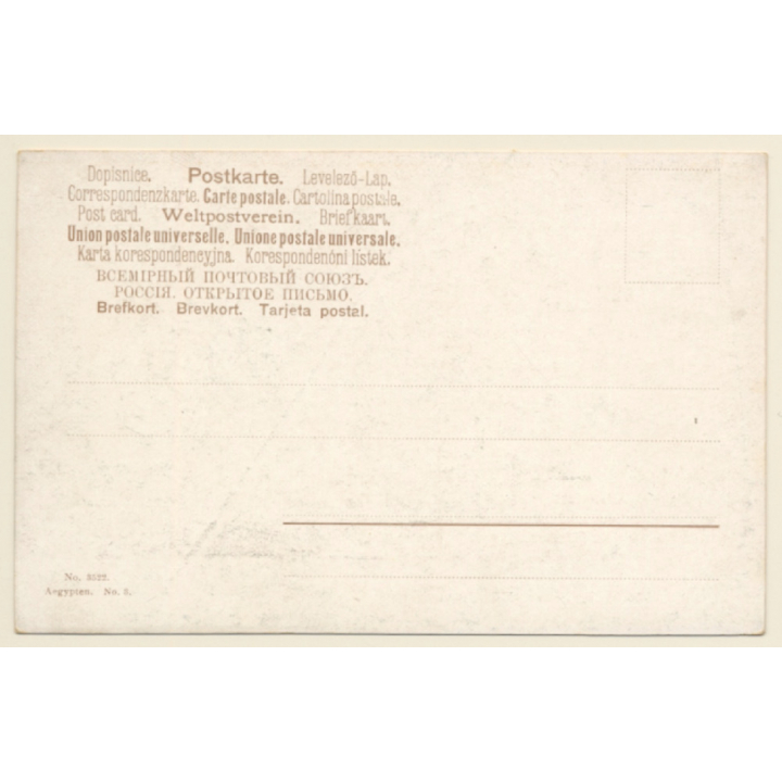 F.Perlberg: Egypt - Pyramids of Gizeh - Camels (Vintage PC 1900s)