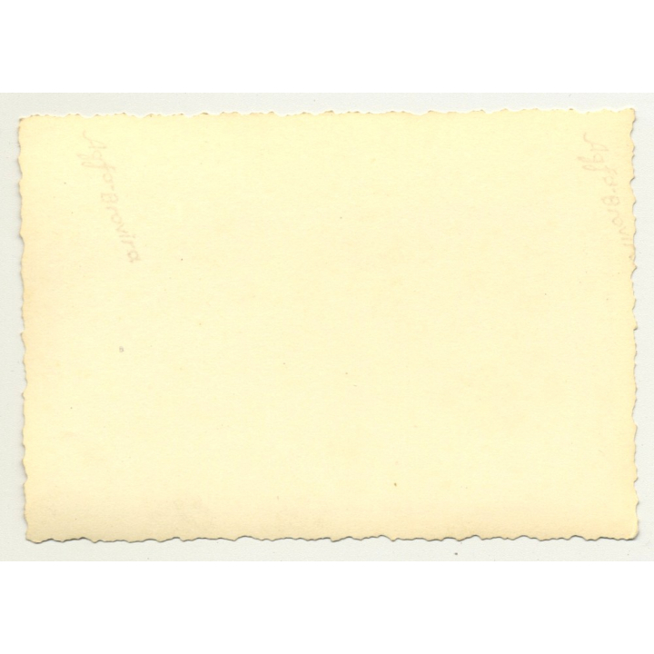 Woman Posing On Hudson Terraplane Cabrio - Congo? (Vintage Photo B/W)