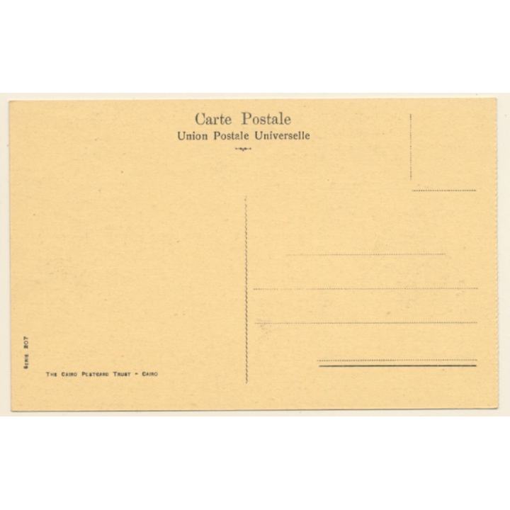 Cairo / Egypt: Sphynx - Camel Caravan (Vintage PC 1910s/1920s)