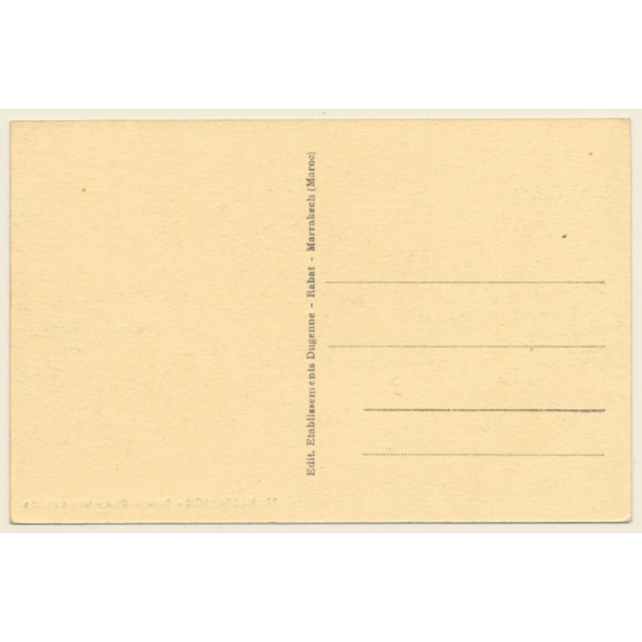 Marrakesh / Morroco: Dans le Bled - Camel Caravan (Vintage PC 1910s/1920s)